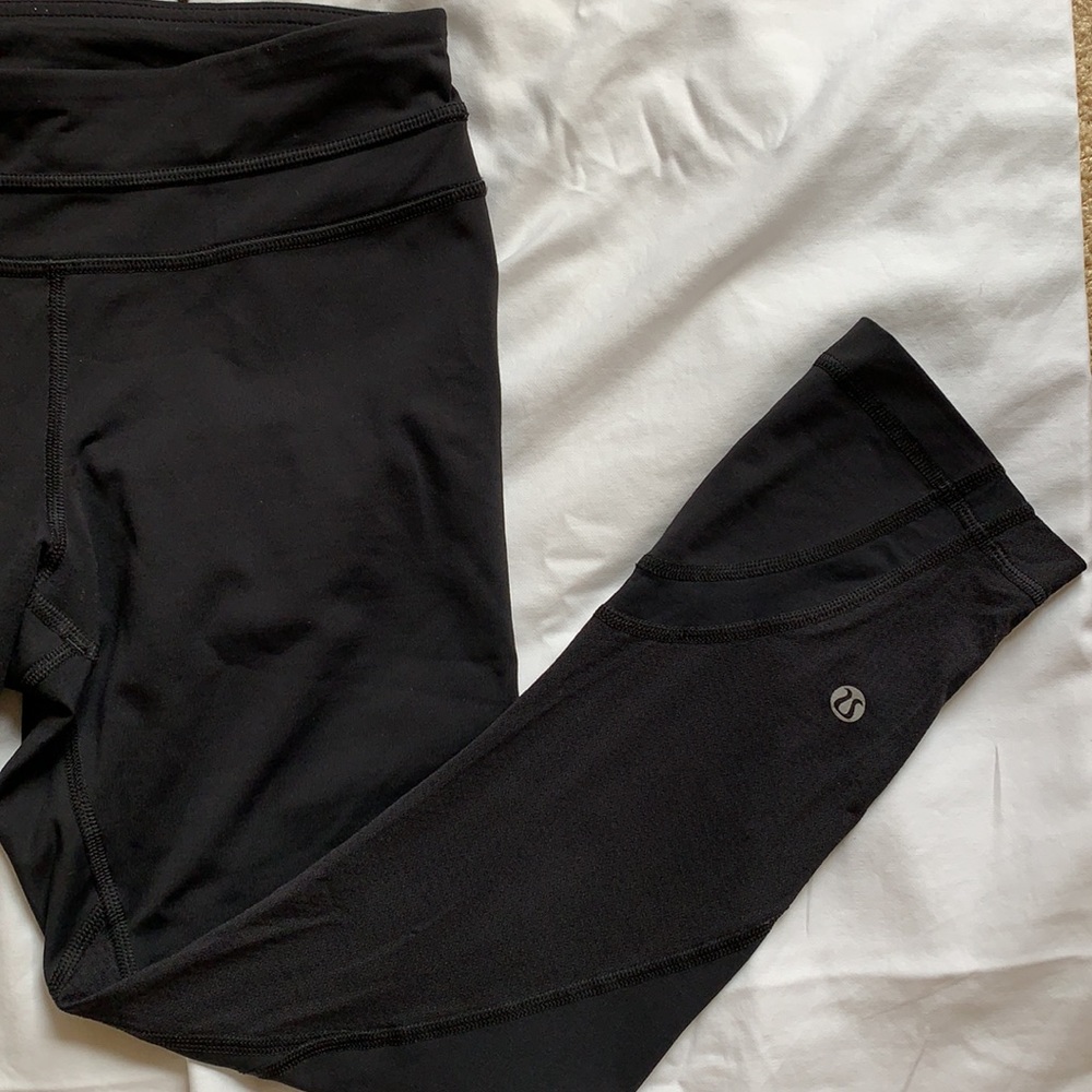 Lululemon Cropped Black Leggings